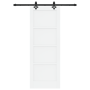Puerta Deslizante  con Juego de Hardware 'ORKDAL'Madera Sólida Blanca de Pino | Foro24.es | Tu tienda online para hogar, jardín y más Foro24.es