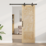 Puerta Deslizante  con Juego de Accesorios 'ORKDAL'Madera Sólida de Pino | Foro24.es | Tu tienda online para hogar, jardín y más Foro24.es