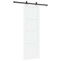 Puerta Deslizante con Juego de Herrajes 'ORKDAL'de Madera Sólida Blanca de Pino | Foro24.es | Tu tienda online para hogar, jardín y más Foro24.es