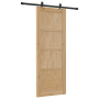 Puerta Deslizante  con Juego de Hardware 'ORKDAL'de Madera Maciza de Pino | Foro24.es | Tu tienda online para hogar, jardín y más Foro24.es