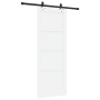 Puerta Deslizante  con Juego de Herrajes 'ORKDAL'Madera de Pino Sólido Blanca | Foro24.es | Tu tienda online para hogar, jardín y más Foro24.es