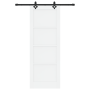 Puerta Deslizante  con Juego de Hardware 'ORKDAL'Blanca de Madera Maciza de Pino | Foro24.es | Tu tienda online para hogar, jardín y más Foro24.es