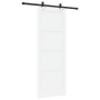 Puerta Deslizante  con Juego de Hardware 'ORKDAL'Blanca de Madera Maciza de Pino | Foro24.es | Tu tienda online para hogar, jardín y más Foro24.es