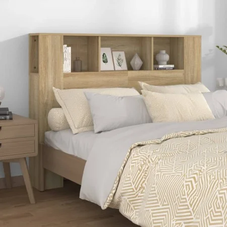 Mueble cabecero color roble Sonoma 140x18,5x104,5 cm de vidaXL, Cabeceros y pies de cama - Ref: Foro24-811928, Precio: 61,08 ...