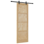 Puerta Deslizante  con Juego de Accesorios 'ORKDAL'de Madera Sólida de Pino | Foro24.es | Tu tienda online para hogar, jardín y más Foro24.es