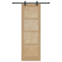 Puerta Deslizante  con Juego de Accesorios 'ORKDAL'de Madera Sólida de Pino | Foro24.es | Tu tienda online para hogar, jardín y más Foro24.es
