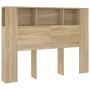 Mueble cabecero color roble Sonoma 140x18,5x104,5 cm de vidaXL, Cabeceros y pies de cama - Ref: Foro24-811928, Precio: 59,76 ...