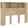 Mueble cabecero color roble Sonoma 140x18,5x104,5 cm de vidaXL, Cabeceros y pies de cama - Ref: Foro24-811928, Precio: 61,08 ...