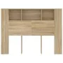 Mueble cabecero color roble Sonoma 140x18,5x104,5 cm de vidaXL, Cabeceros y pies de cama - Ref: Foro24-811928, Precio: 61,08 ...