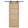 Puerta Deslizante  con Juego de Herrajes 'ORKDAL'de Madera Sólida de Pino | Foro24.es | Tu tienda online para hogar, jardín y más Foro24.es