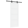 Puerta corrediza  con conjunto de hardware 'ORKDAL'Madera sólida de pino blanca | Foro24.es | Tu tienda online para hogar, jardín y más Foro24.es