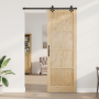 Puerta Deslizante con Juego de Herrajes 'ORKDAL'de Madera Maciza de Pino | Foro24.es | Tu tienda online para hogar, jardín y más Foro24.es