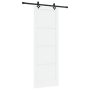 Puerta Deslizante  con Set de Accesorios 'ORKDAL'de Madera Sólida Blanca de Pino | Foro24.es | Tu tienda online para hogar, jardín y más Foro24.es
