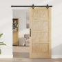 Puerta deslizante con herrajes 'ORKDAL'de madera maciza de pino | Foro24.es | Tu tienda online para hogar, jardín y más Foro24.es