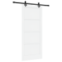 Puerta Deslizante con Set de Hardware 'ORKDAL'Madera Sólida de Pino Blanca | Foro24.es | Tu tienda online para hogar, jardín y más Foro24.es