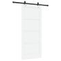 Puerta Deslizante con Set de Hardware 'ORKDAL'Madera Sólida de Pino Blanca | Foro24.es | Tu tienda online para hogar, jardín y más Foro24.es