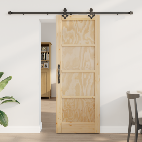 Puerta Deslizante con Juego de Herrajes