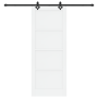 Puerta Deslizante  con Juego de Hardware 'ORKDAL'Blanca de Madera Sólida de Pino | Foro24.es | Tu tienda online para hogar, jardín y más Foro24.es
