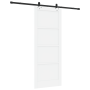 Puerta Deslizante  con Juego de Hardware 'ORKDAL'Blanca de Madera Sólida de Pino | Foro24.es | Tu tienda online para hogar, jardín y más Foro24.es