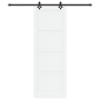 Puerta Deslizante ORKDAL Blanca Juego de 2 Blanco y negro | Foro24.es | Tu tienda online para hogar, jardín y más Foro24.es