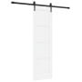 Puerta Deslizante  con Juego de Hardware Blanca 61x198.5 cm Madera Maciza de Pino | Foro24.es | Tu tienda online para hogar, jardín y más Foro24.es