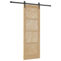 Puerta Deslizante  con Juego de Herrajes 73.5x211 cm Madera Maciza de Pino | Foro24.es | Tu tienda online para hogar, jardín y más Foro24.es