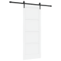 Puerta Deslizante  con Juego de Herrajes Blanca 78x202 cm Madera Sólida de Pino | Foro24.es | Tu tienda online para hogar, jardín y más Foro24.es