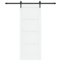 Puerta Deslizante  con Juego de Herrajes Blanca 78x202 cm Madera Sólida de Pino | Foro24.es | Tu tienda online para hogar, jardín y más Foro24.es