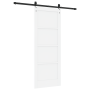 Puerta Deslizante  con Juego de Herrajes Blanca 78x202 cm Madera Sólida de Pino | Foro24.es | Tu tienda online para hogar, jardín y más Foro24.es