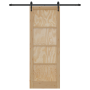 Puerta Deslizante  con Juego de Hardware 78x211 cm Madera Sólida de Pino | Foro24.es | Tu tienda online para hogar, jardín y más Foro24.es