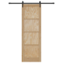 Puerta corrediza  con herrajes 78x232 cm de madera maciza de pino | Foro24.es | Tu tienda online para hogar, jardín y más Foro24.es