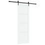 Puerta Corrediza  con Juego de Herrajes Blanca 78x232 cm Madera maciza Pino | Foro24.es | Tu tienda online para hogar, jardín y más Foro24.es
