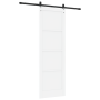 Puerta Corrediza  con Juego de Herrajes Blanca 78x232 cm Madera maciza Pino | Foro24.es | Tu tienda online para hogar, jardín y más Foro24.es