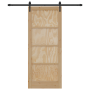 Puerta Corrediza  con Juego de Hardware 83x202 cm Madera Maciza de Pino | Foro24.es | Tu tienda online para hogar, jardín y más Foro24.es