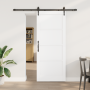 Puerta Deslizante  con Juego de Herrajes Blanca 83x202 cm Madera Sólida de Pino | Foro24.es | Tu tienda online para hogar, jardín y más Foro24.es