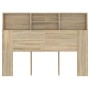 Kopfteilmöbel aus Sonoma-Eiche, 140 x 19 x 103,5 cm von vidaXL, Kopf- und Fußteile - Ref: Foro24-811865, Preis: 66,97 €, Raba...