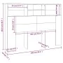 Kopfteilmöbel aus Sonoma-Eiche, 140 x 19 x 103,5 cm von vidaXL, Kopf- und Fußteile - Ref: Foro24-811865, Preis: 66,83 €, Raba...