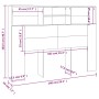 Kopfteilmöbel aus Sonoma-Eiche, 140 x 19 x 103,5 cm von vidaXL, Kopf- und Fußteile - Ref: Foro24-811865, Preis: 66,97 €, Raba...