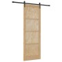 Puerta corrediza  con hardware 83x232 cm Madera maciza de pino | Foro24.es | Tu tienda online para hogar, jardín y más Foro24.es