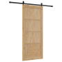 Puerta Corredera  con Set de herrajes 86x198.5 cm Madera Maciza de Pino | Foro24.es | Tu tienda online para hogar, jardín y más Foro24.es
