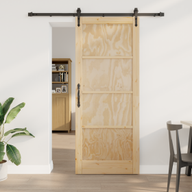 Puerta Corrediza con Juego de Accesorios 86x211