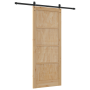 Puerta Corrediza  con Juego de Accesorios 86x211 cm Madera Maciza de Pino | Foro24.es | Tu tienda online para hogar, jardín y más Foro24.es