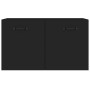 Schwarzer Wandschrank aus Sperrholz, 60 x 36,5 x 35 cm von vidaXL, Schließfächer und Lagerschränke - Ref: Foro24-812916, Prei...