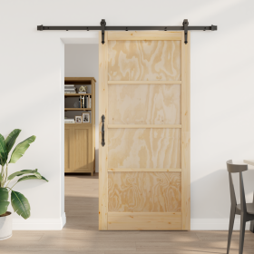 Puerta Corrediza con Juego de Herrajes 93x202 cm