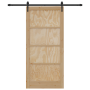 Puerta Corrediza  con Juego de Herrajes 93x202 cm Madera Maciza de Pino | Foro24.es | Tu tienda online para hogar, jardín y más Foro24.es
