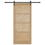 Puerta Deslizante  con Set de Hardware 93x211 cm Madera Maciza de Pino | Foro24.es | Tu tienda online para hogar, jardín y más Foro24.es