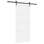 Puerta Deslizante  con Conjunto de Hardware Blanco 93x211 cm Madera de Pino Maciza | Foro24.es | Tu tienda online para hogar, jardín y más Foro24.es