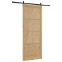 Puerta Corredera  con Juego de Hardware 93x232 cm de Madera Sólida de Pino | Foro24.es | Tu tienda online para hogar, jardín y más Foro24.es
