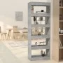 Concrete gray engineered wood shelf/divider 60x30x166 cm by vidaXL, Bookcases and shelves - Ref: Foro24-811677, Price: 77,31 ...