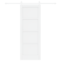 Puerta Corredera con Set de Hardware Blanco 73.5x198.5 cm Madera Maciza de Pino von , Türen für zu Hause - Ref: Foro24-333369...